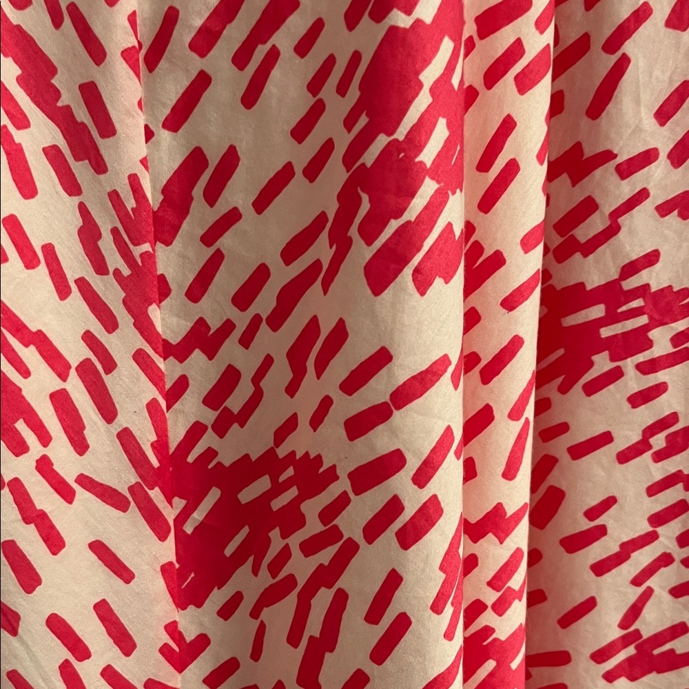 Boden Pink and White Midi Dress - Picture 2 of 7